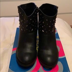 Soda studded booties